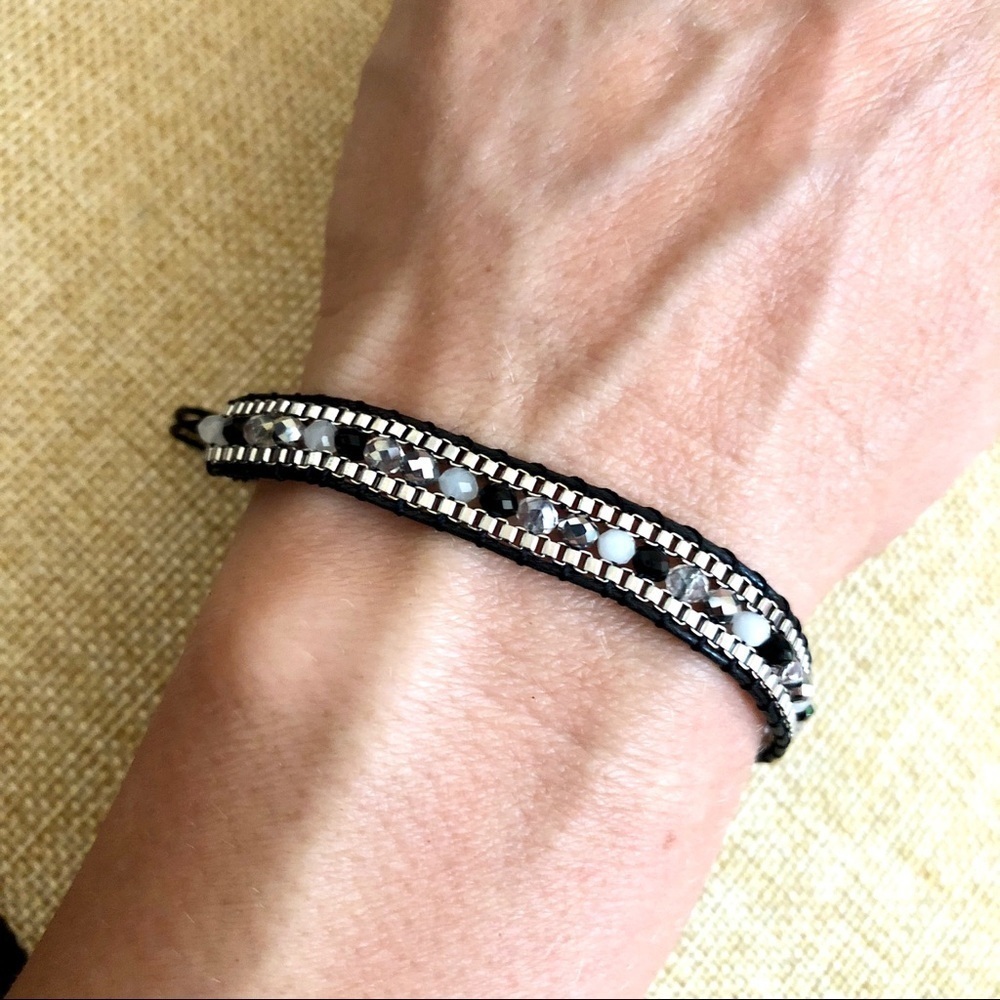 ⭐️ 5 for $25 Bohemian Weave Rope Crystal Bracelet - Picture 3 of 4